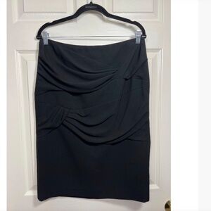 NWT! Vintage Y2K Escada "Rock" Pencil Skirt - Black - Size 4